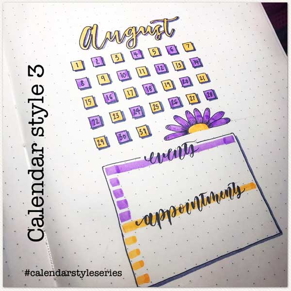 Creating Your BuJo Calendar - BuJoing