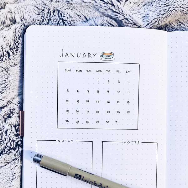 Creating Your BuJo Calendar - BuJoing