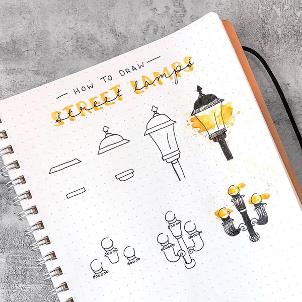 Bullet Journal Drawing Ideas for Beginners - BuJoing